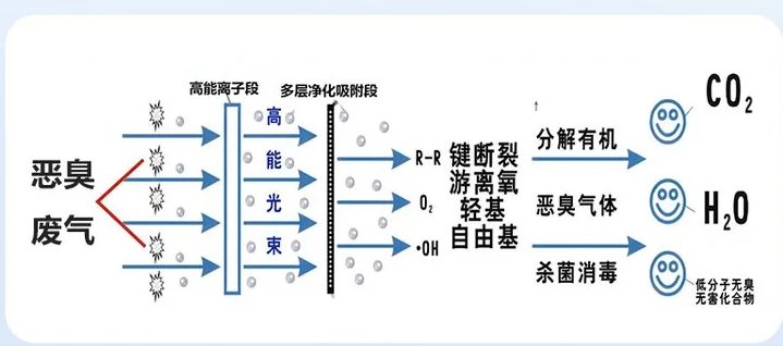 空氣高效凈化除臭箱原理